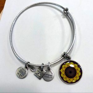 Alex and Ani Sunflower Bracelet